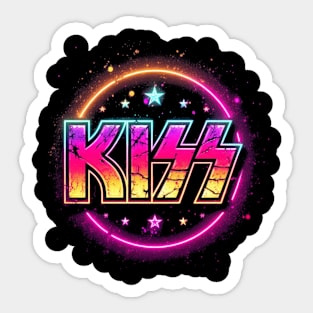 Kiss Band Sticker